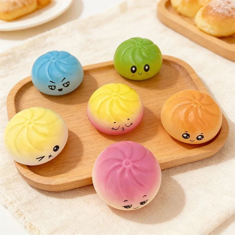 Mystery Color Squishy Bun – Slow-Rising Stress Relief Toy